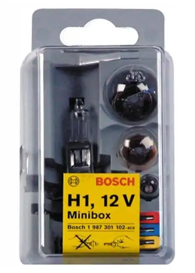 Лампы набор Minibox 4шт BOSCH 1987301102