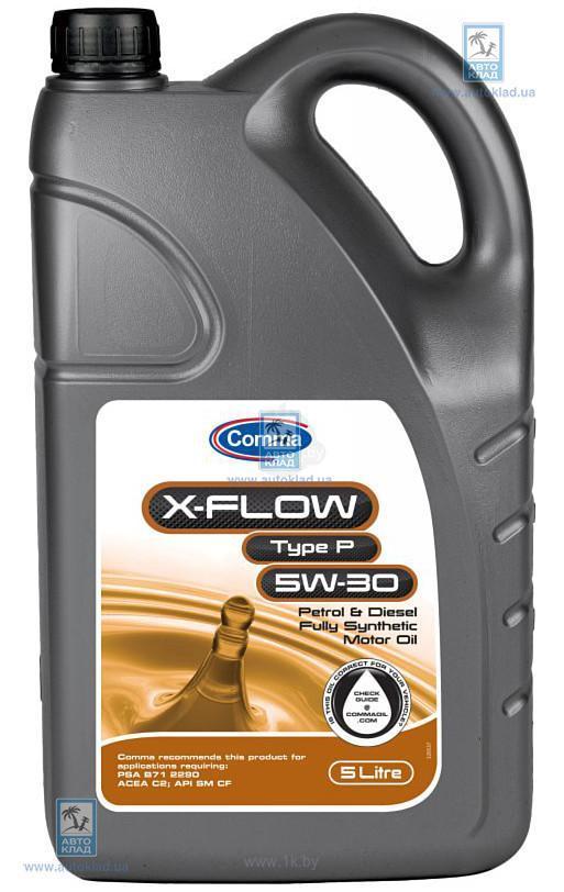 Масло моторное 5W-30 X-FLow P 5л COMMA XFLOWP5W30SYNT5L