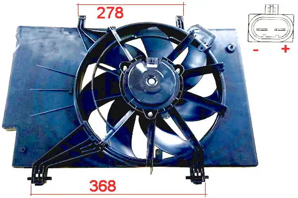 Вентилятор радіатора охолодження ERA 352008