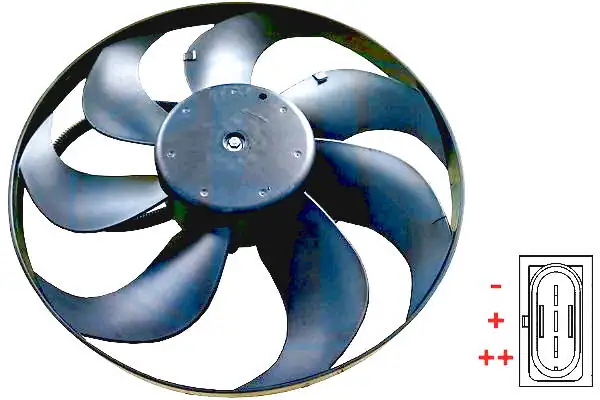 Вентилятор охлаждения радиатора ERA 352028