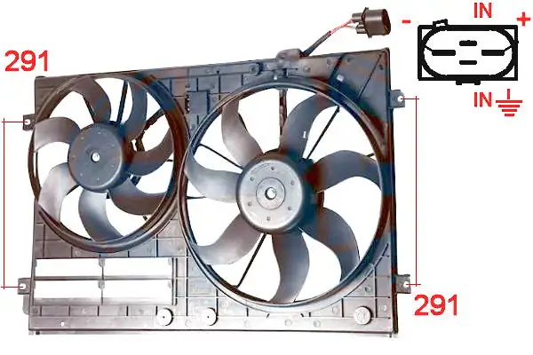 Вентилятор охлаждения радиатора ERA 352035