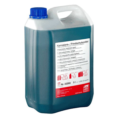 Антифриз G11 синій концентрат -80°C 5л FEBI 22268