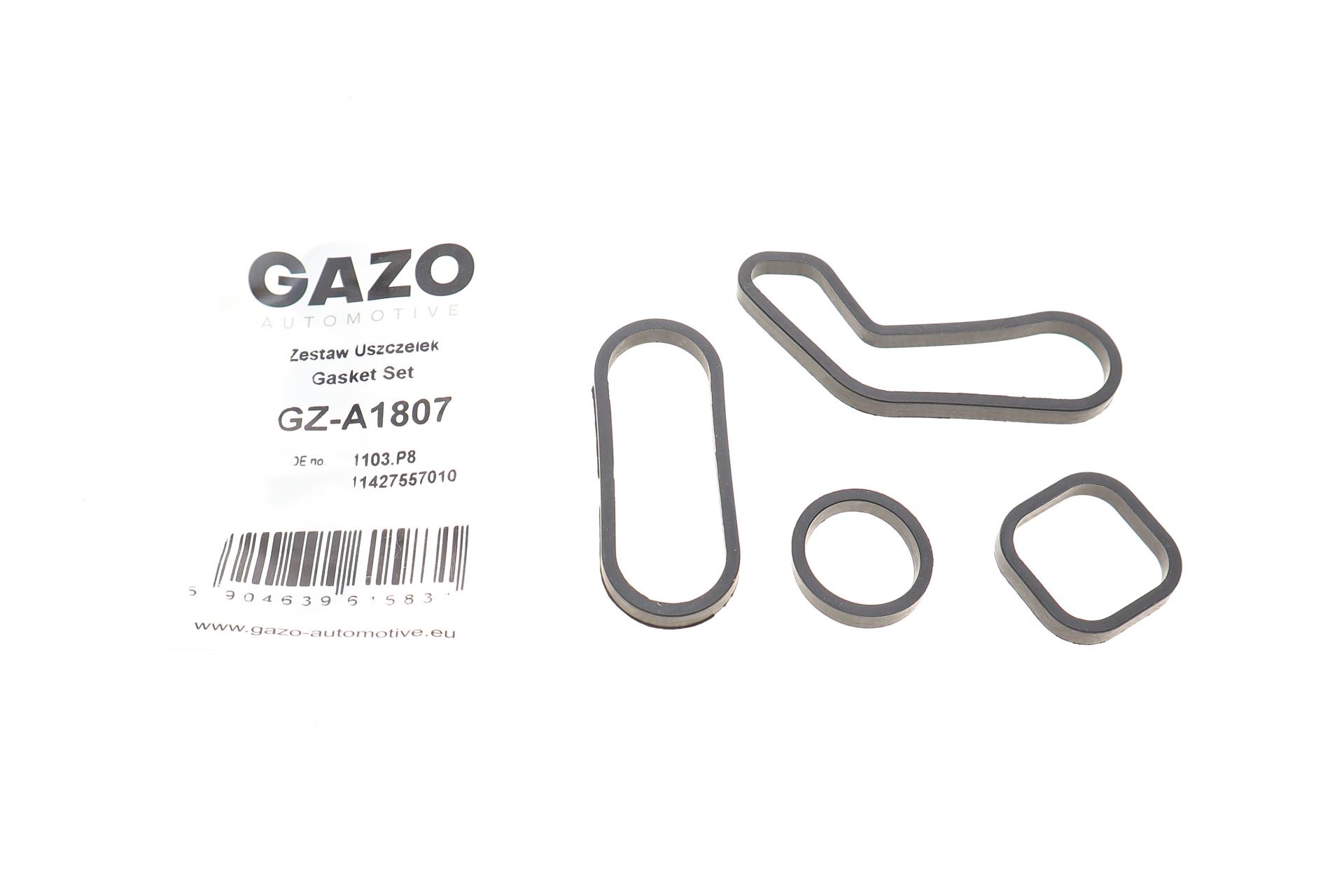 Прокладка масляного радиатора GAZO AUTOMOTIVE GZA1807