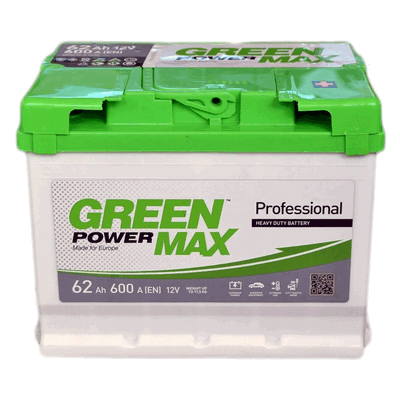 Аккумулятор 62Ач 600A MAX GREEN POWER 000022373