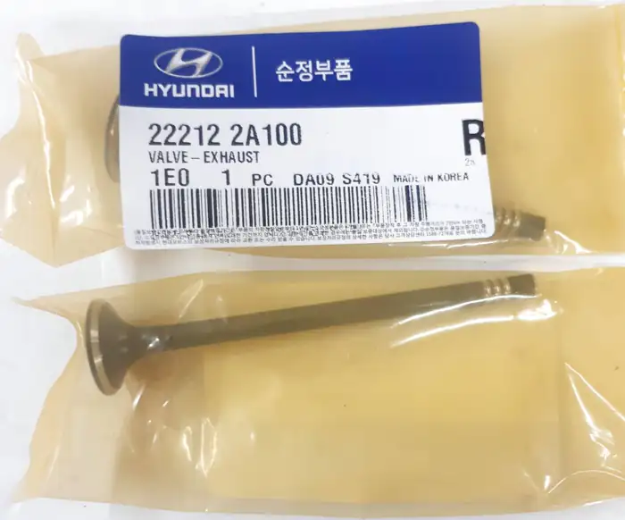Клапан випускний двигуна HYUNDAI/KIA 222122A100
