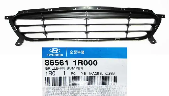 Решітка бампера переднього центральна HYUNDAI/KIA 865611R000