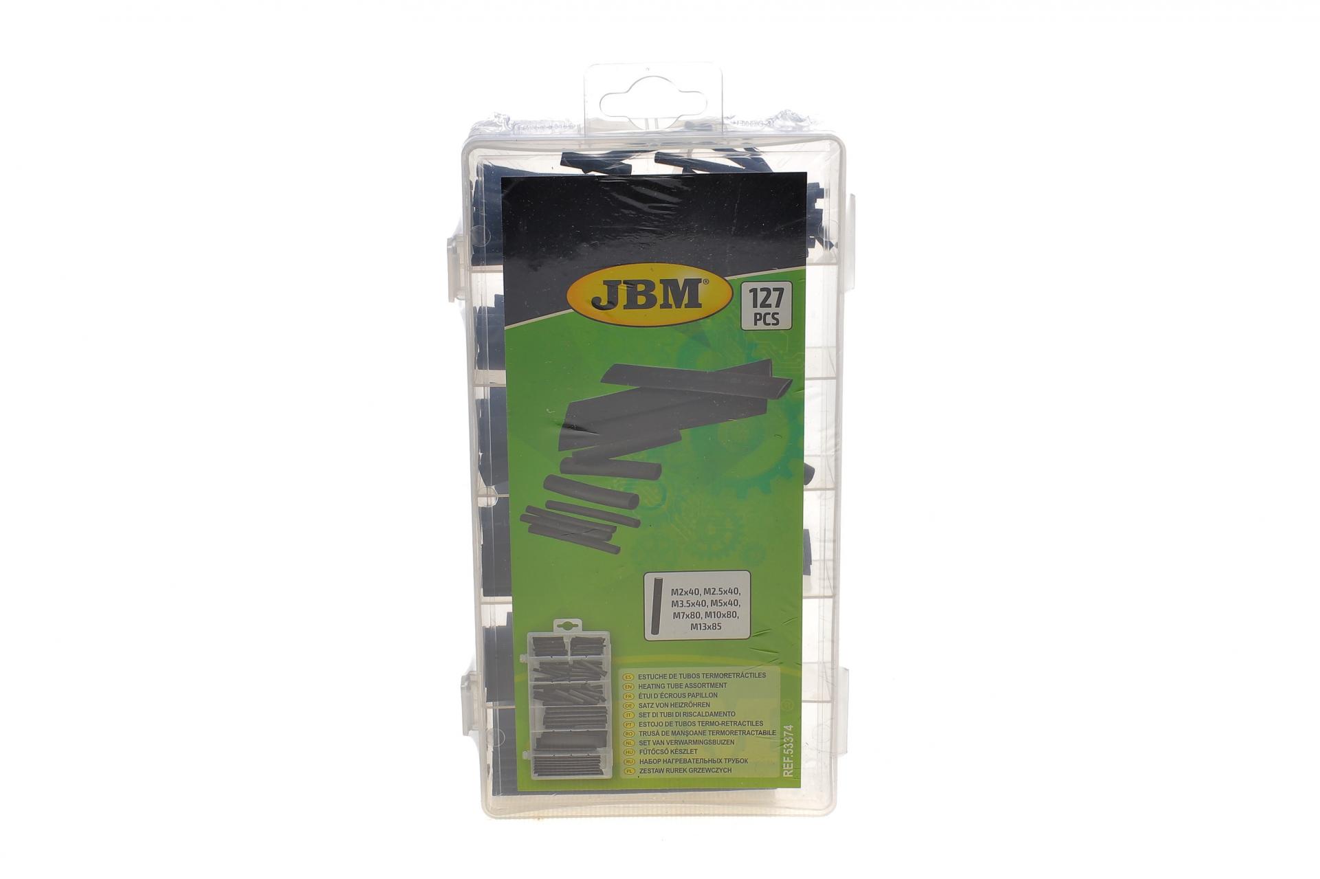 Набор трубок термоусадочных (127 шт) JBM 53374