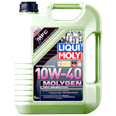 Масло моторное 10W-40 Molygen New Generation 5л LIQUI MOLY 9951