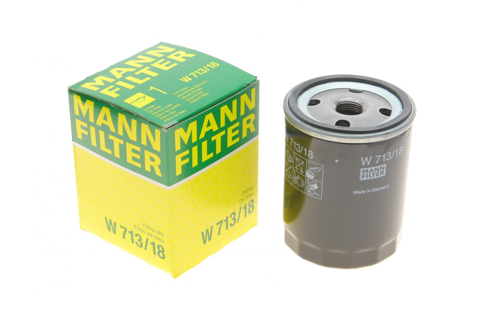 Фільтр оливи MANN W71318