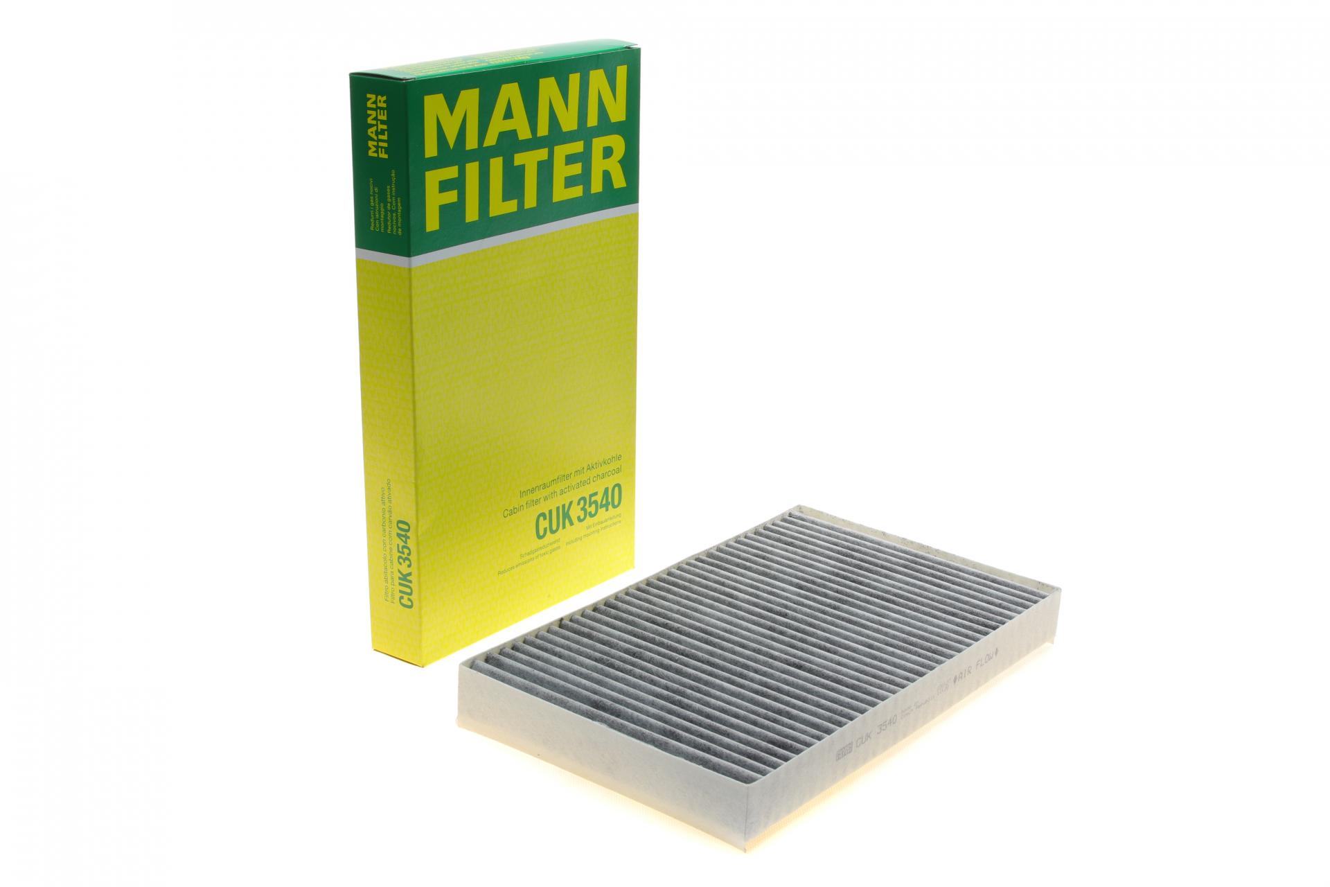 Фильтр воздуха салона угольный MANN CUK3540