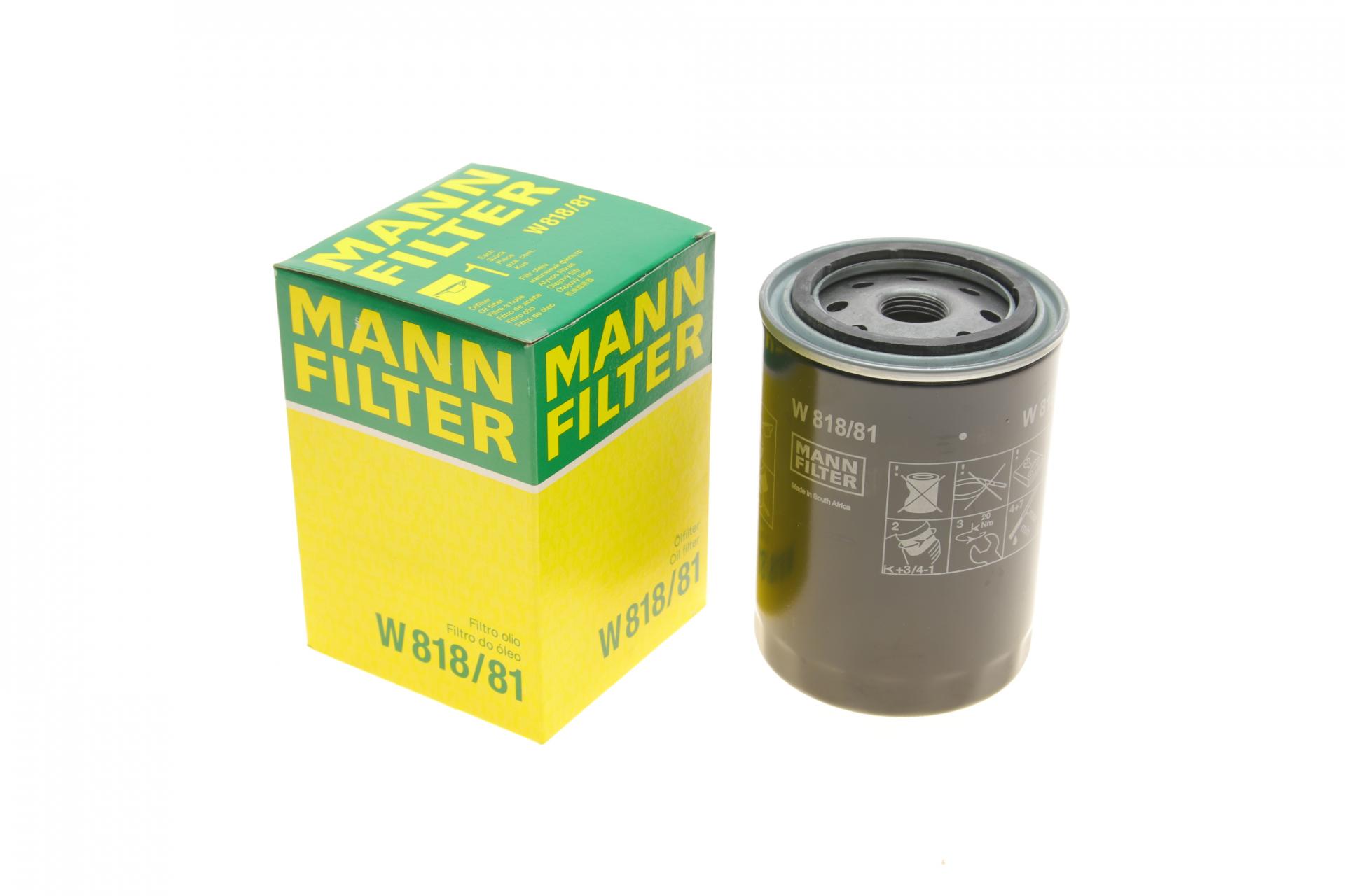 Фильтр масляный MANN W81881