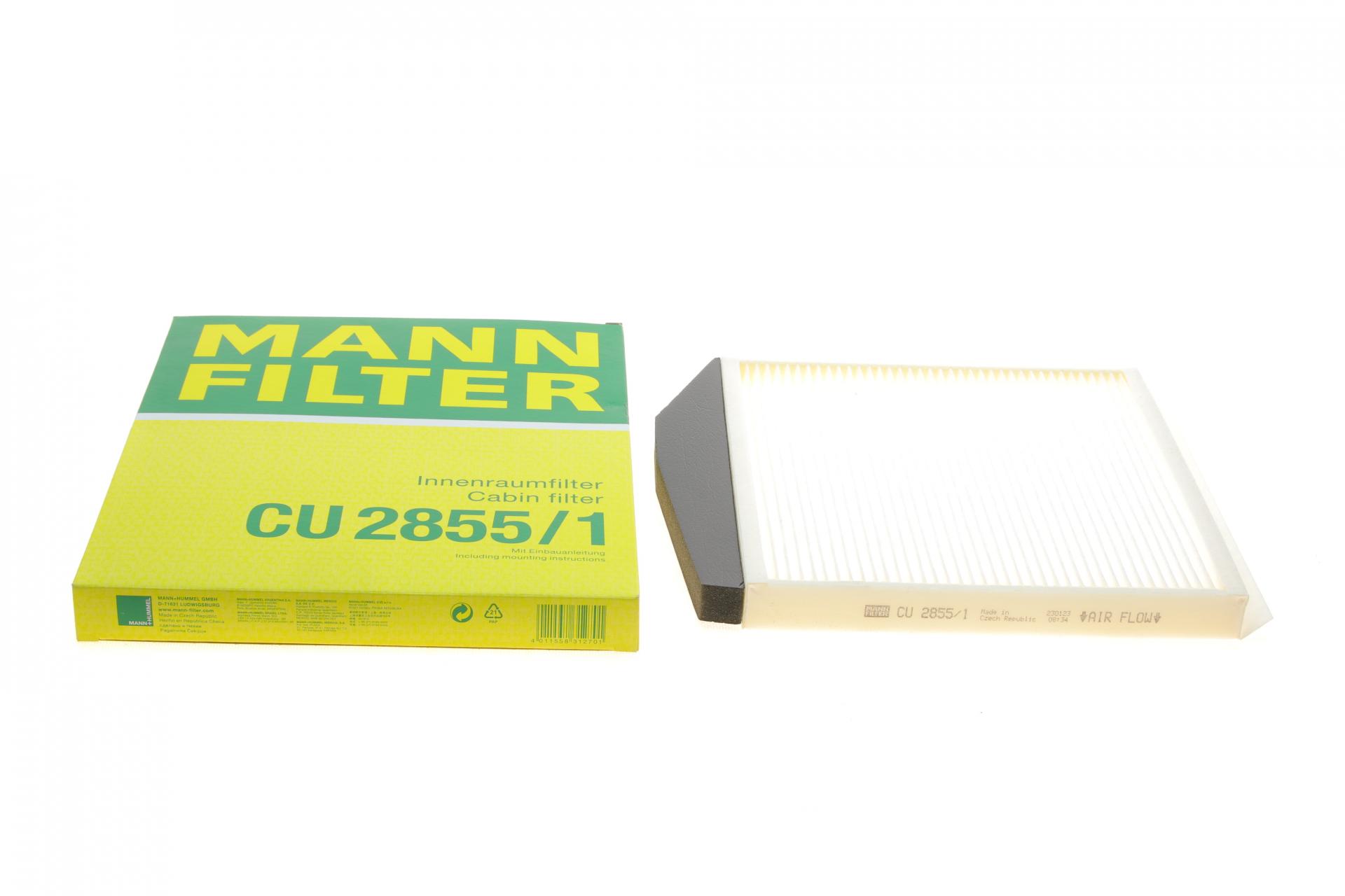 Фильтр воздуха салона MANN CU28551
