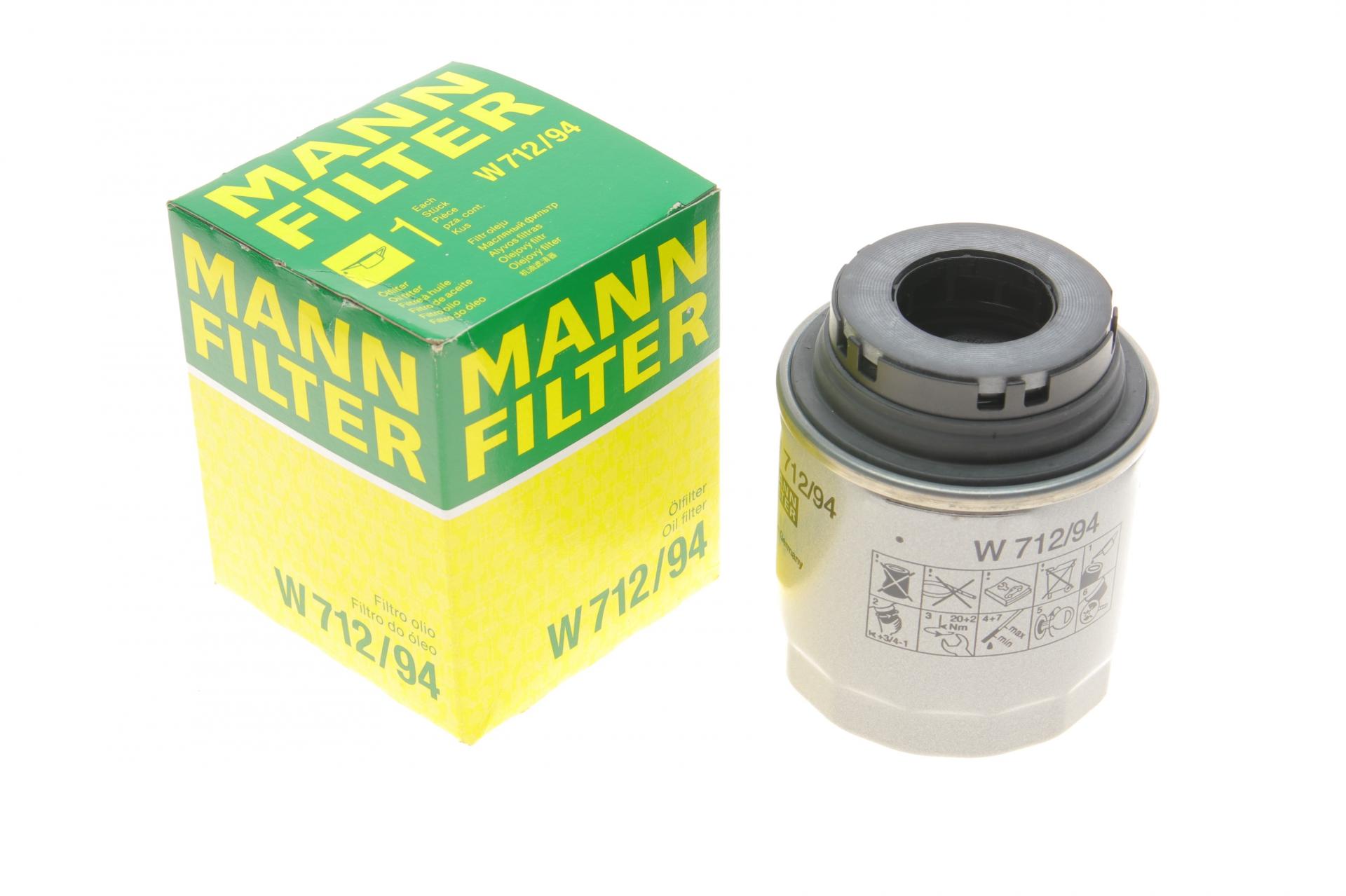 Фільтр оливи MANN W71294