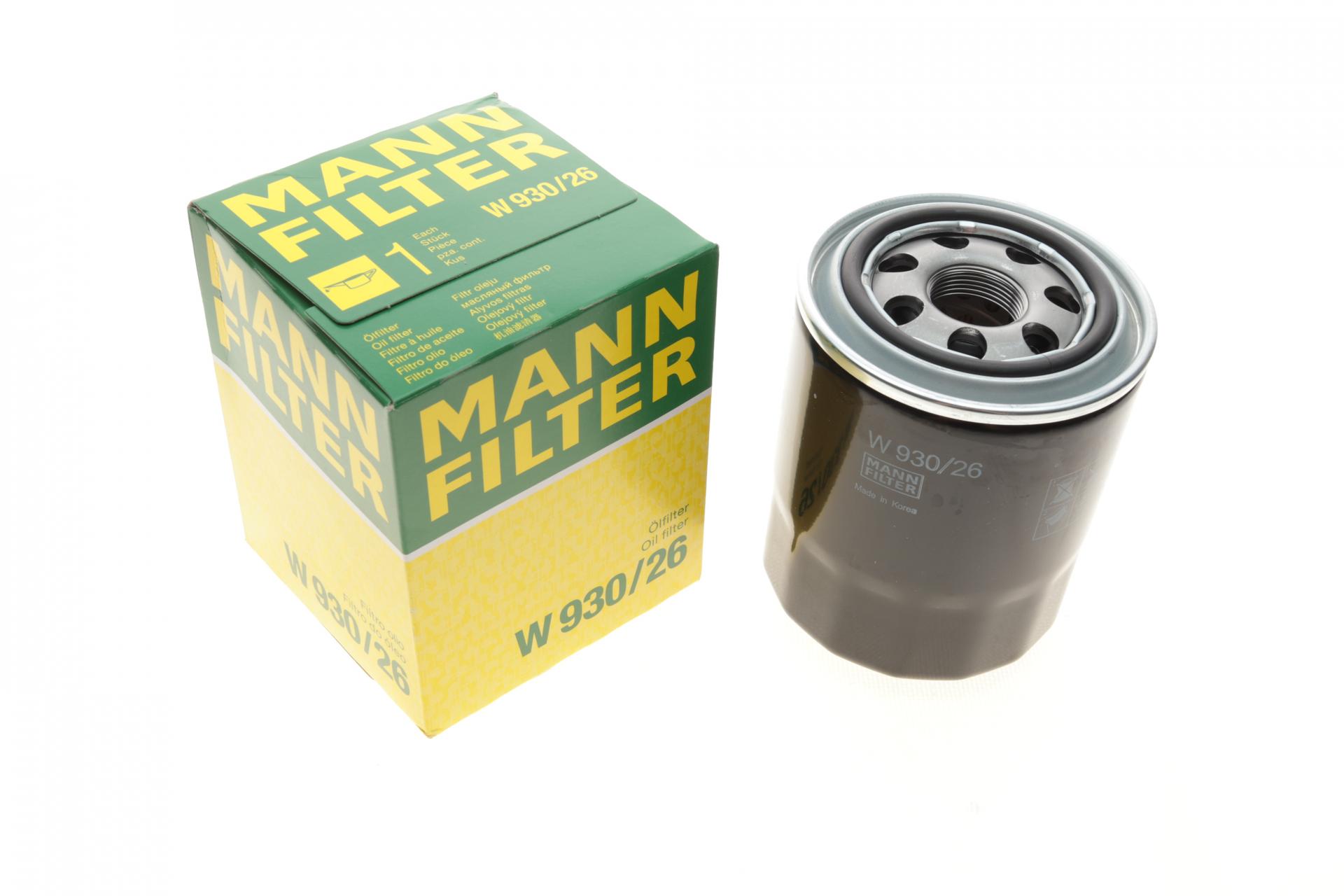 Фільтр оливи MANN W93026