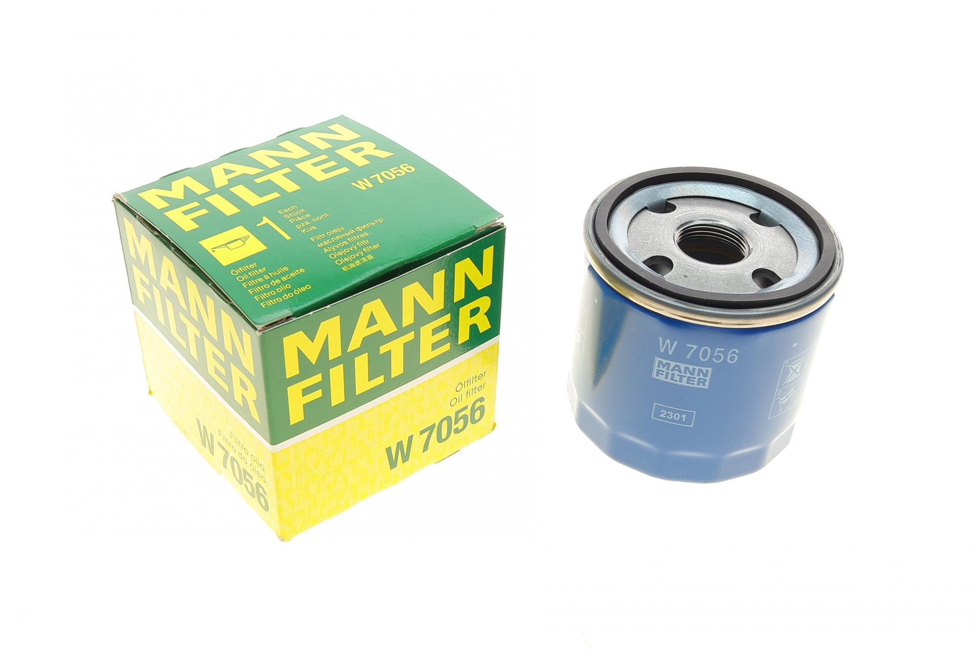 Фільтр оливи MANN W7056