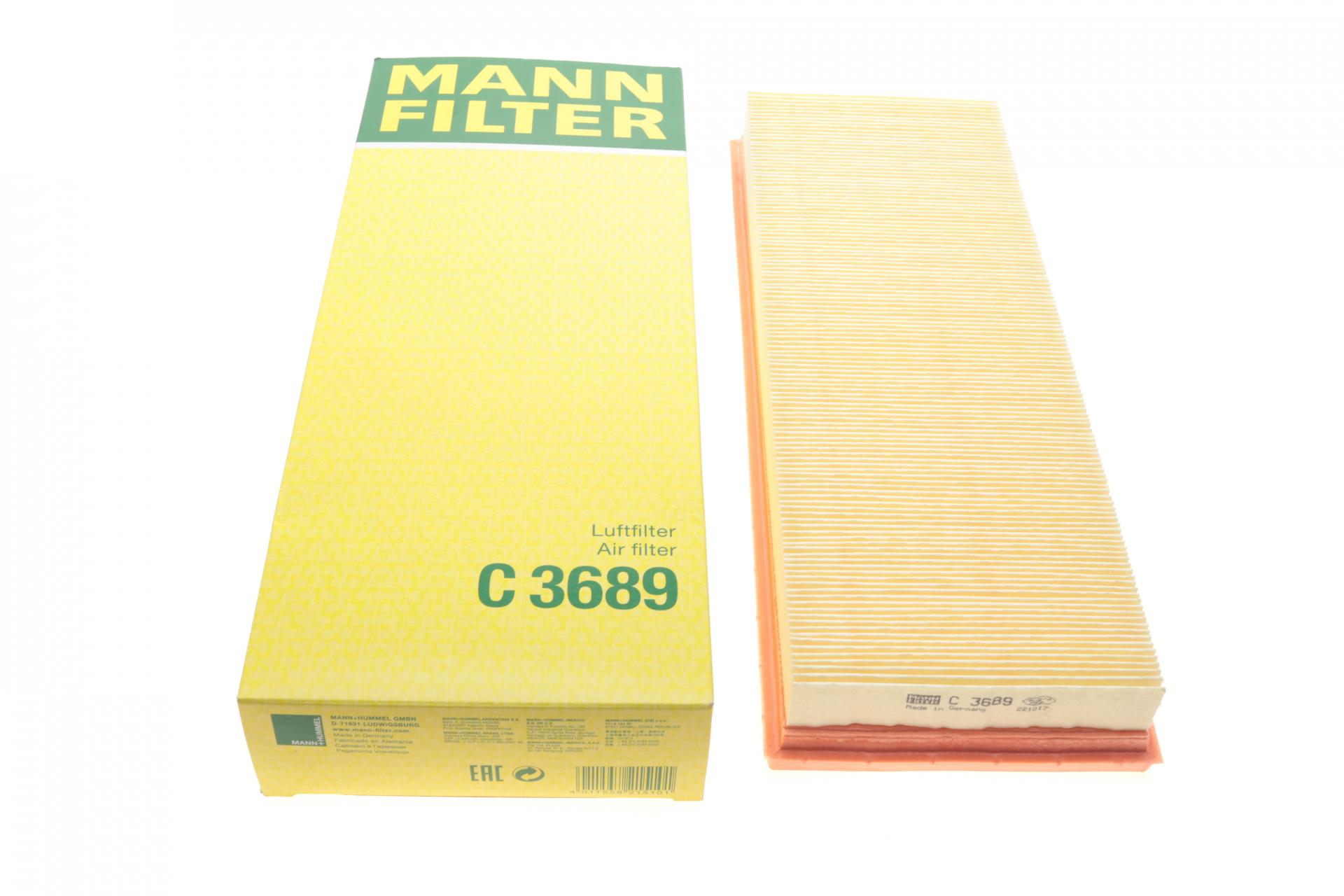 Фильтр воздушный MANN C3689