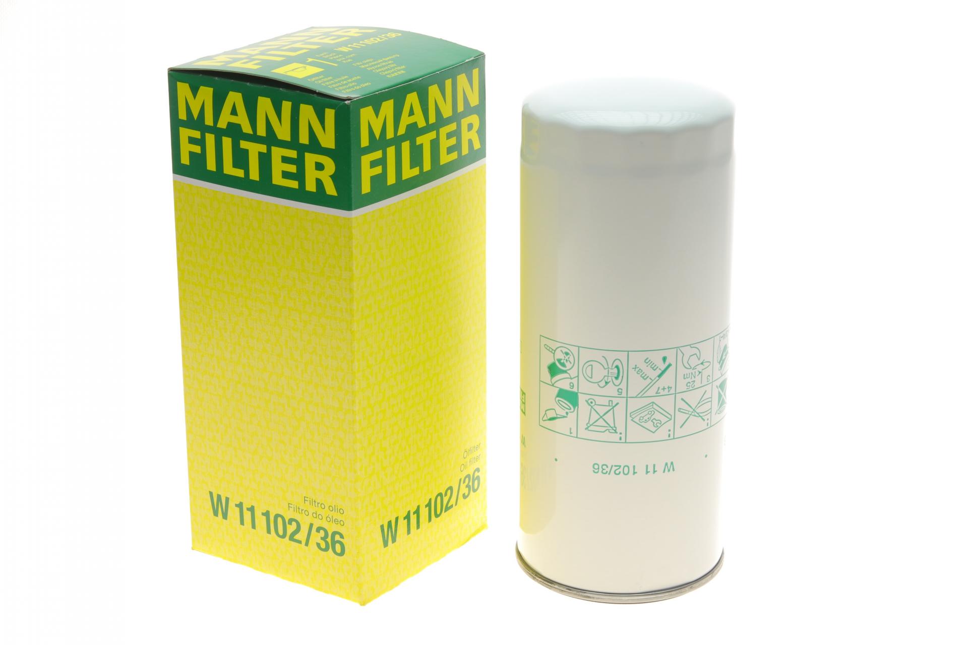 Фільтр оливи MANN W1110236