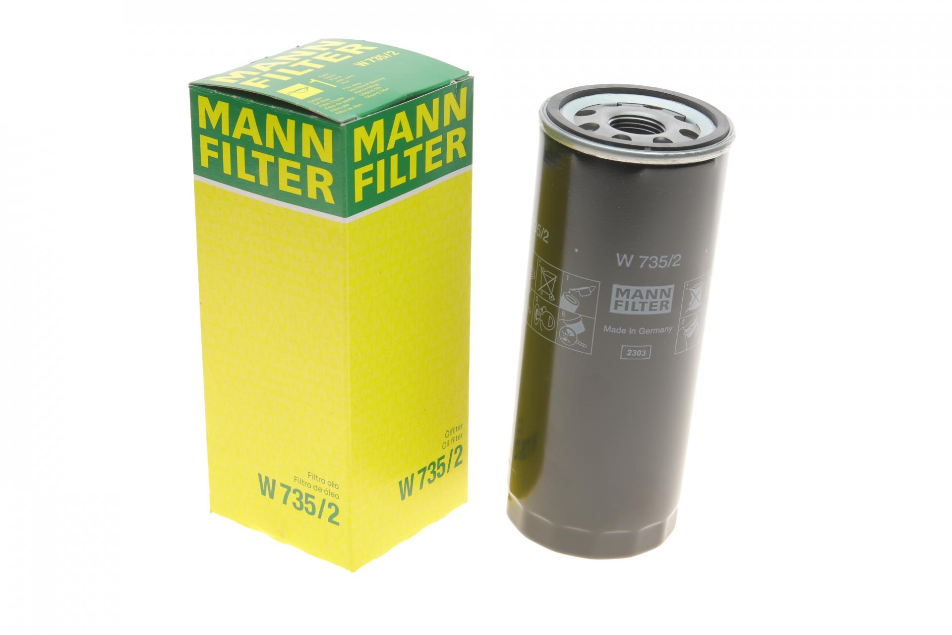 Фільтр оливи MANN W7352