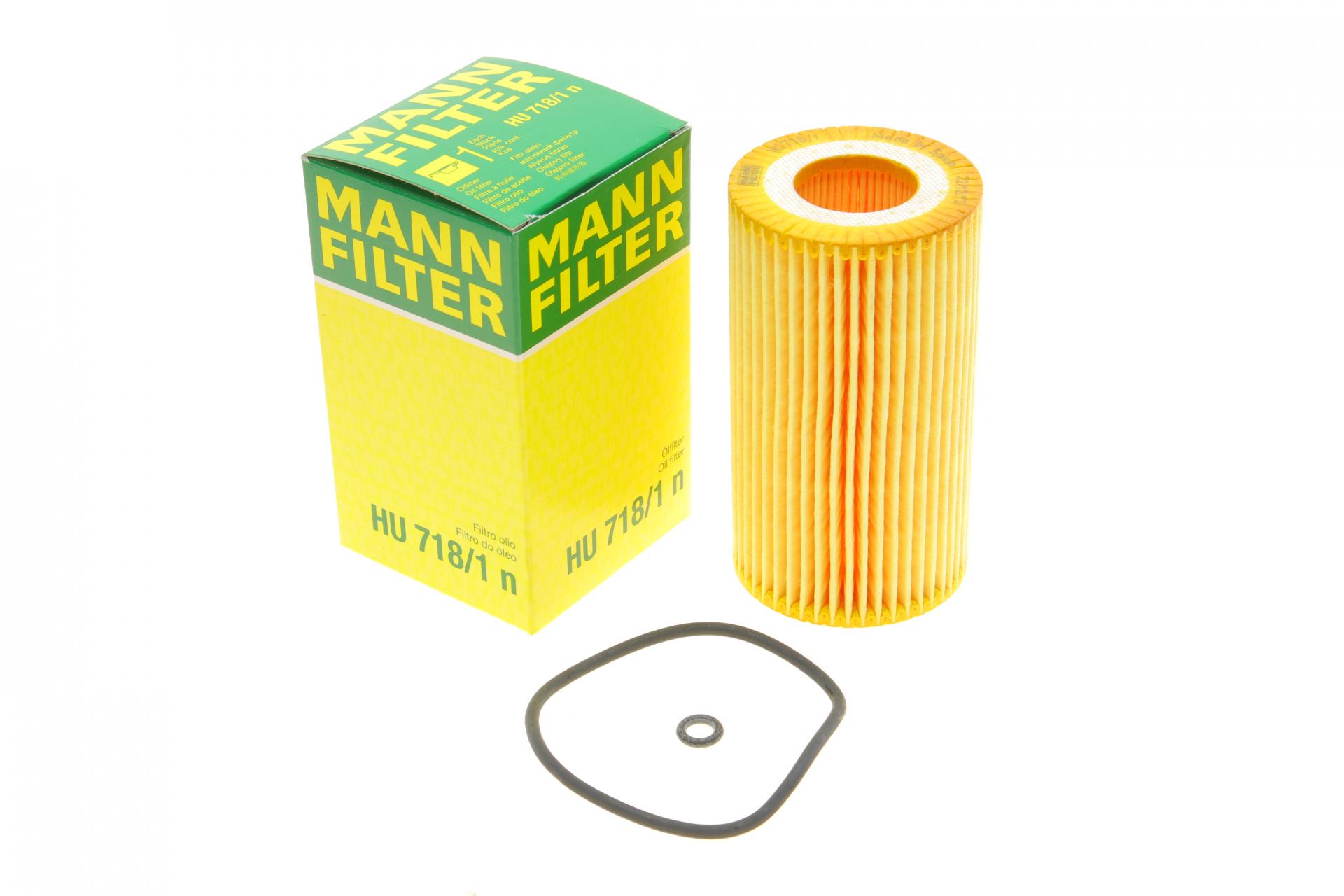 Фильтр масляный вкладыш MANN HU7181N