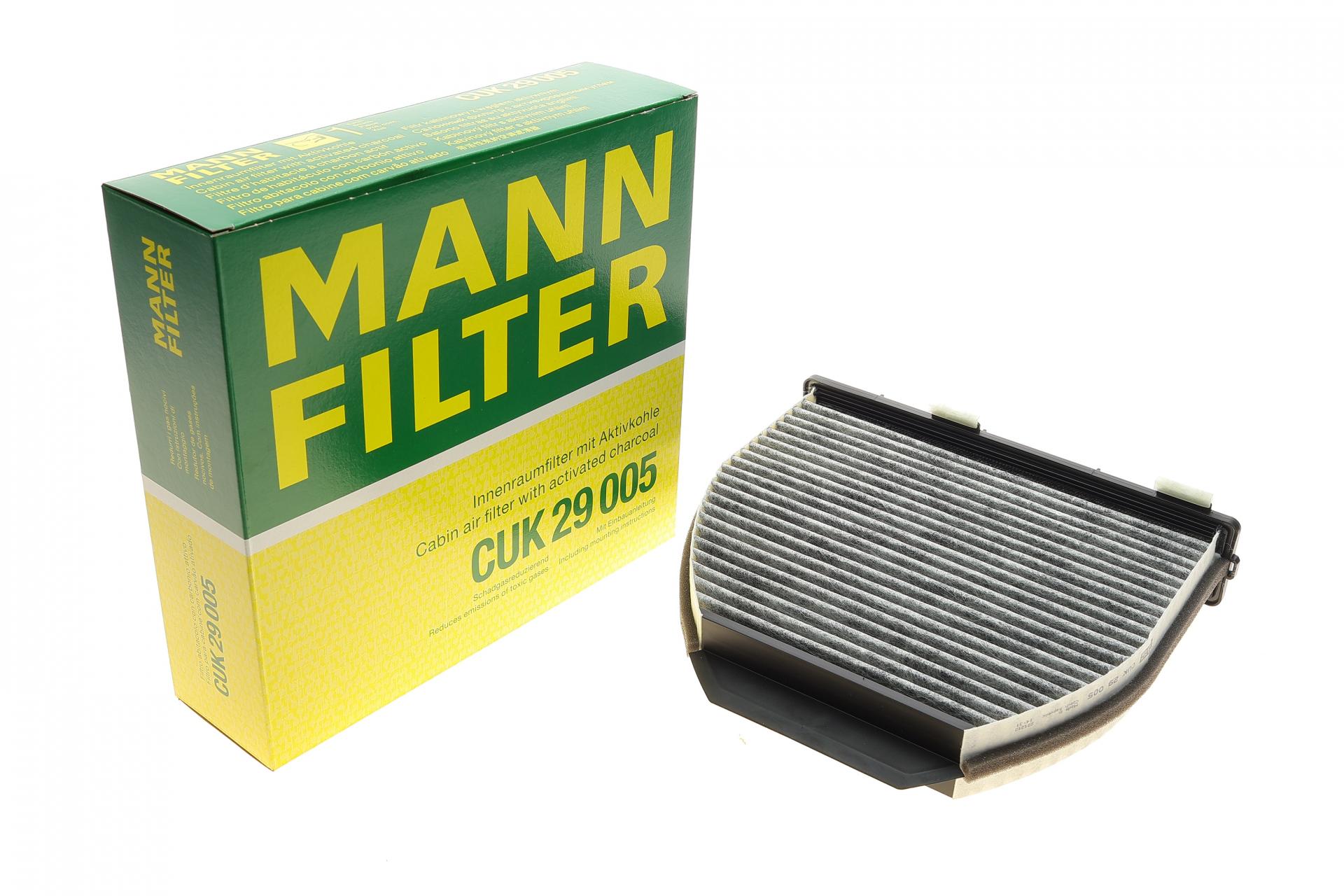 Фильтр воздуха салона угольный MANN CUK29005
