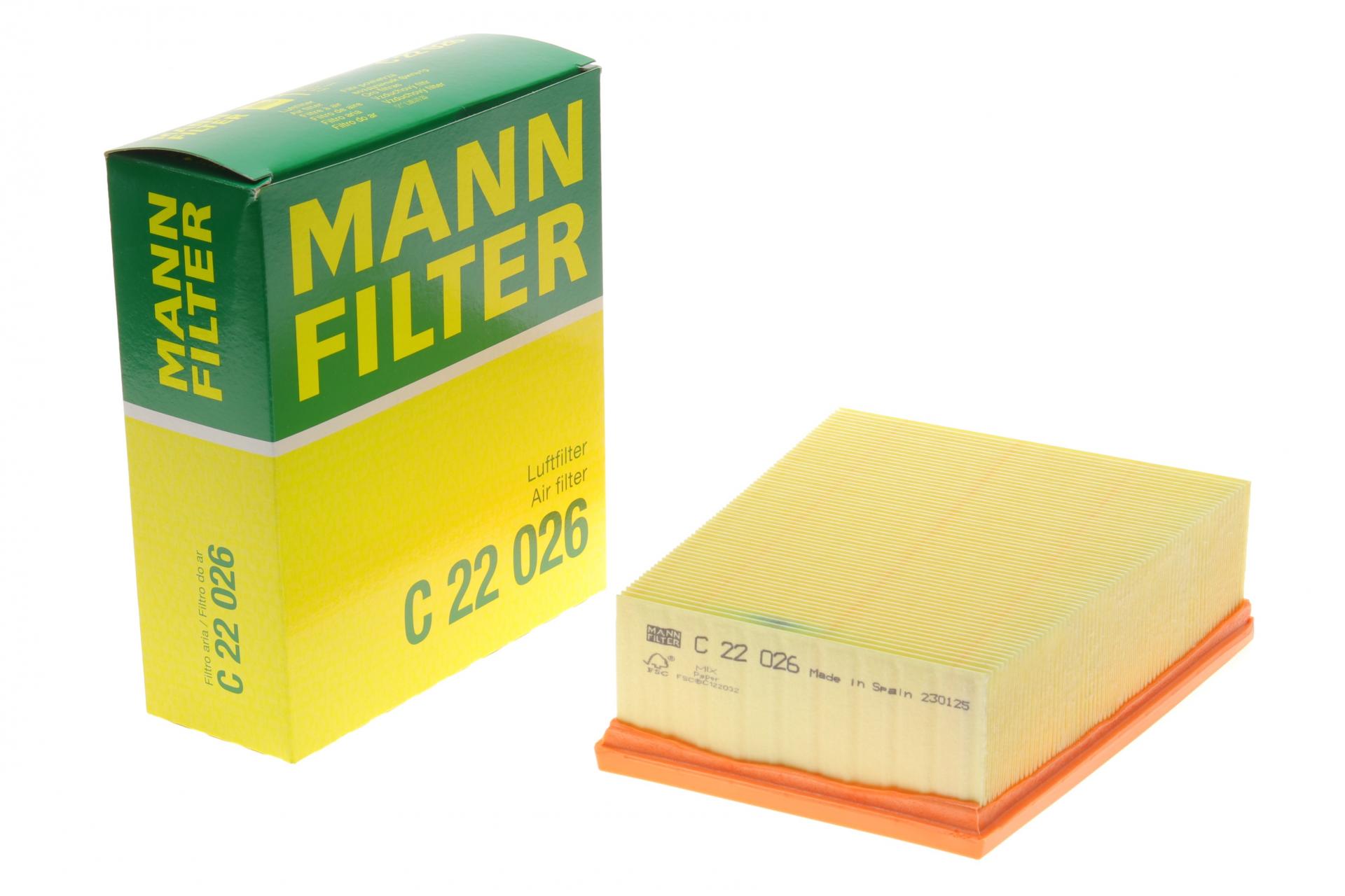 Фильтр воздушный MANN C22026