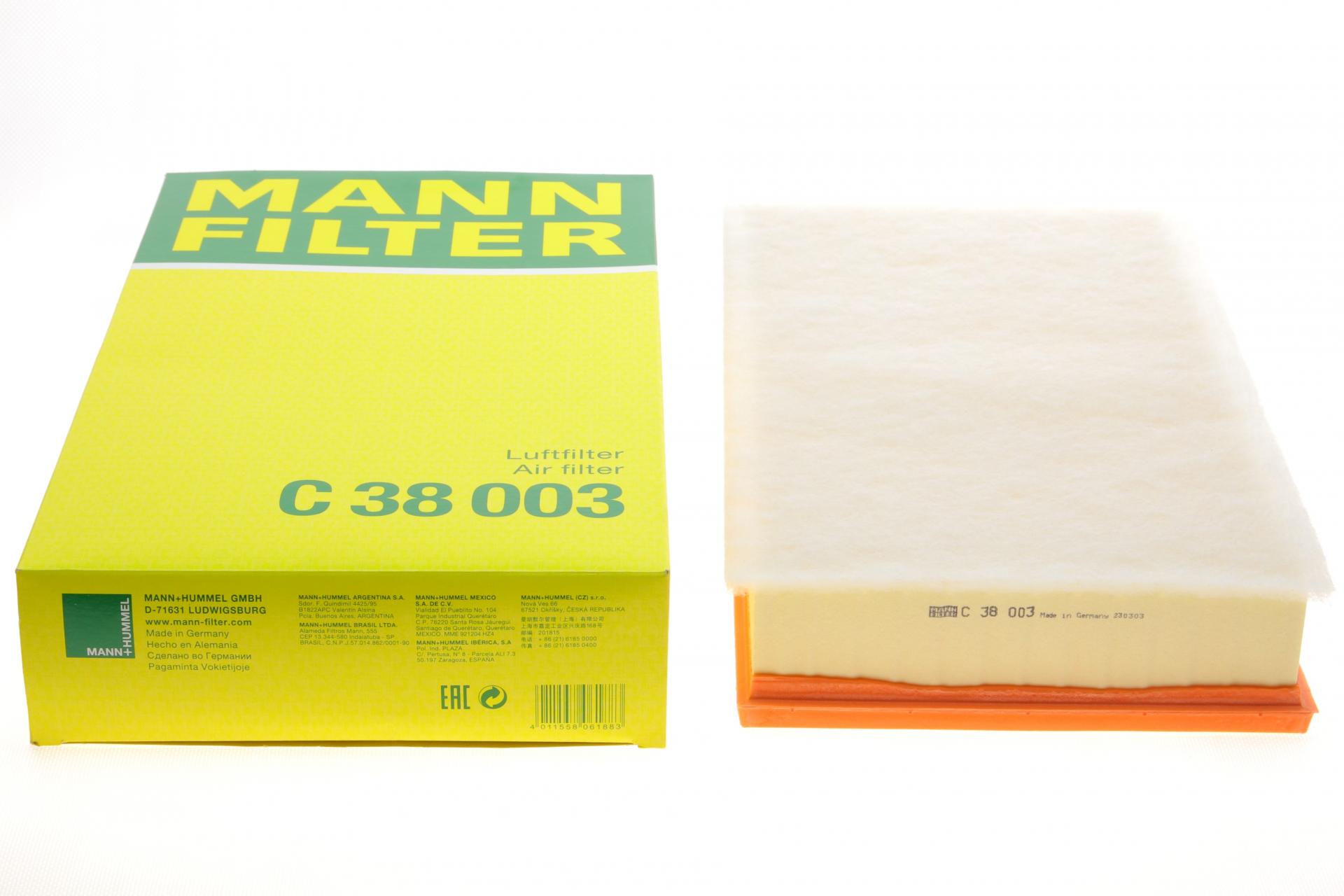 Фільтр повітряний MANN C38003