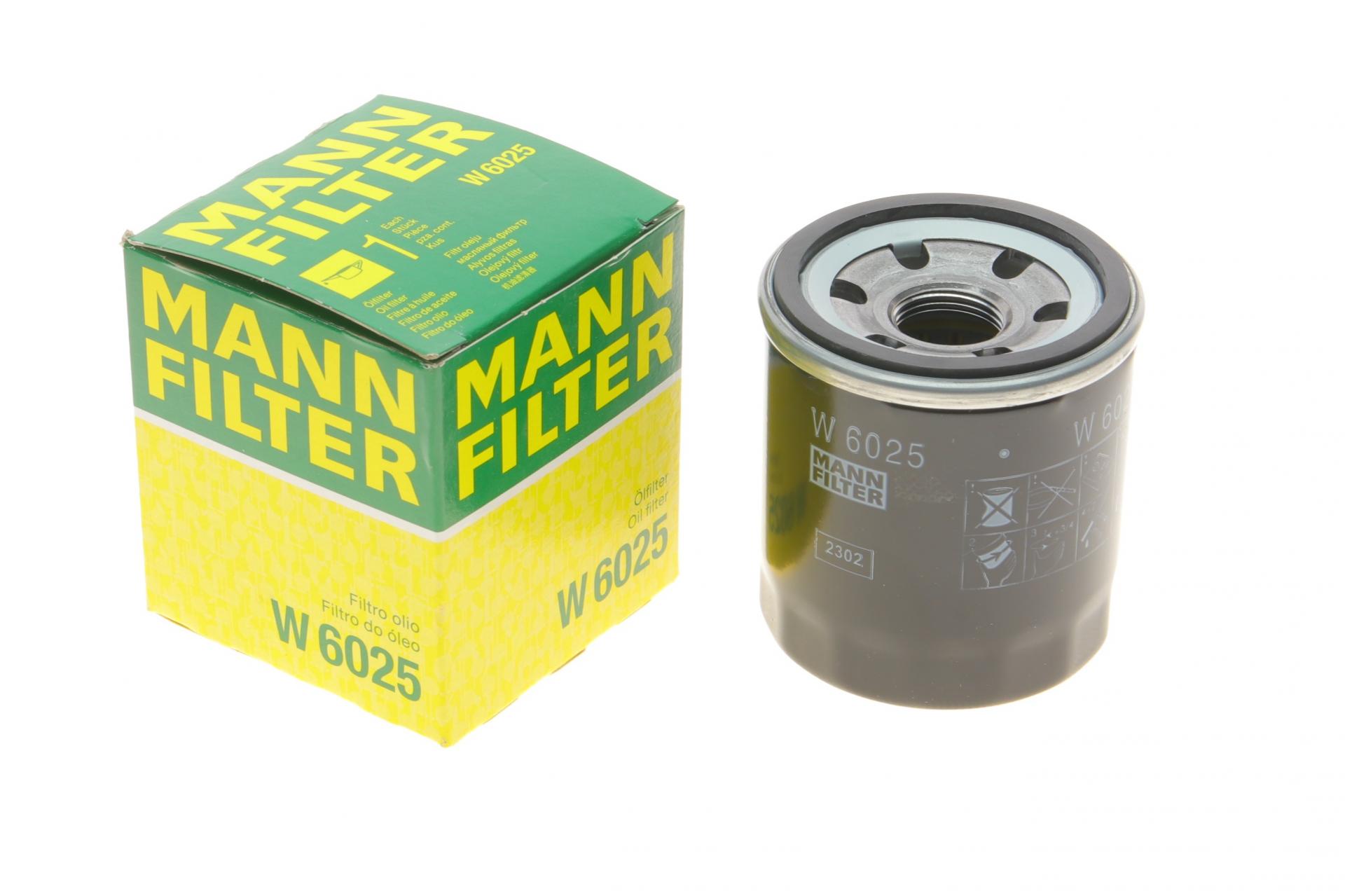 Фільтр оливи MANN W6025