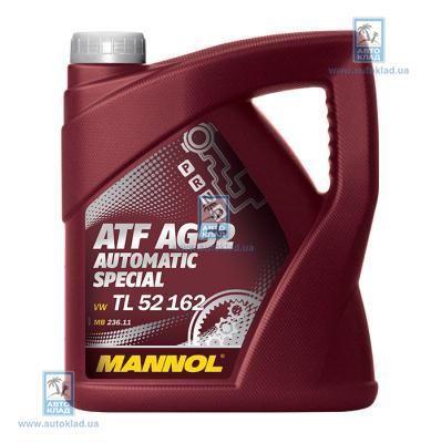 Масло трансмиссионное ATF AG52 Automatic Special 4л MANNOL MN2934