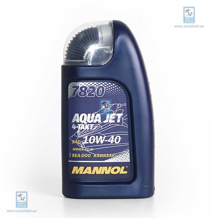 Масло для 4T двигателей 10W-40 7820 Aqua Jet 4-Takt 1л метал MANNOL MN7820METAL