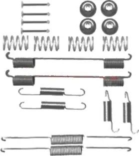 Монтажный комплект тормозных колодок METZGER 105-0861