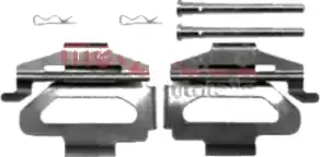 Монтажный комплект тормозных колодок METZGER 109-1225