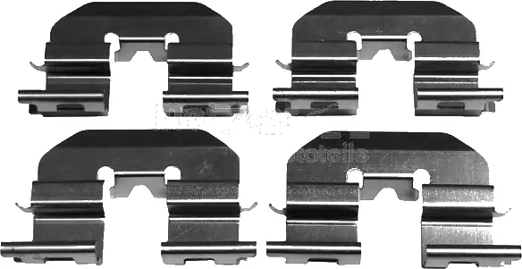 Монтажный комплект тормозных колодок METZGER 109-1780