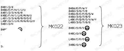 Опора амортизатора MONROE MK023