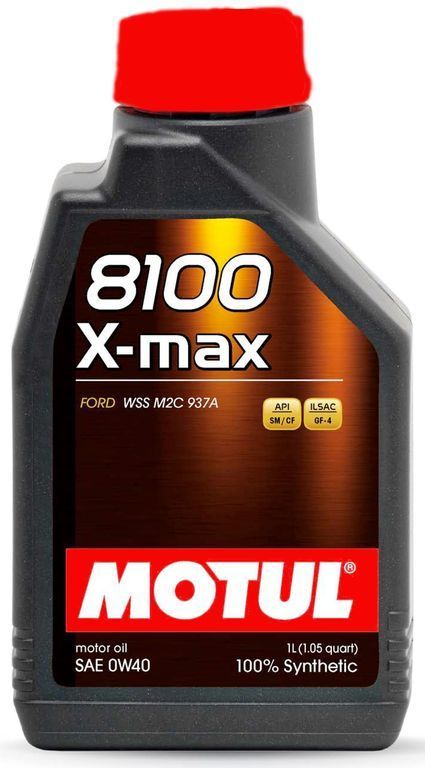 Масло моторное 0W-40 8100 X-Max 1л MOTUL 104531