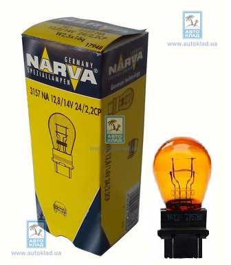Лампа PY27/7W желтая US Type NARVA 17948