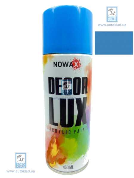 Краска-спрей акриловая Decor Lux 5012 450мл NOWAX NX48031