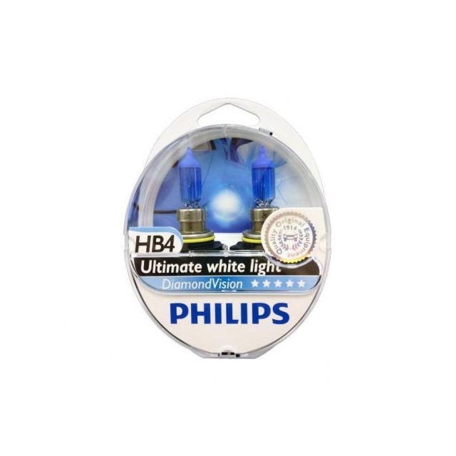 Лампы HB4 (9006) DiamondVision к-т 2шт. PHILIPS 9006DVS2