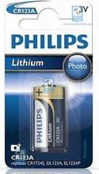 Батарейка литиевая CR123A PHILIPS CR123A01B
