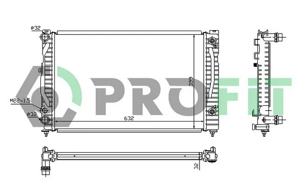 Радиатор охлаждения PROFIT PR 9539A1