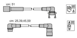 Провода зажигания высоковольтные комплект PROFIT 18016231
