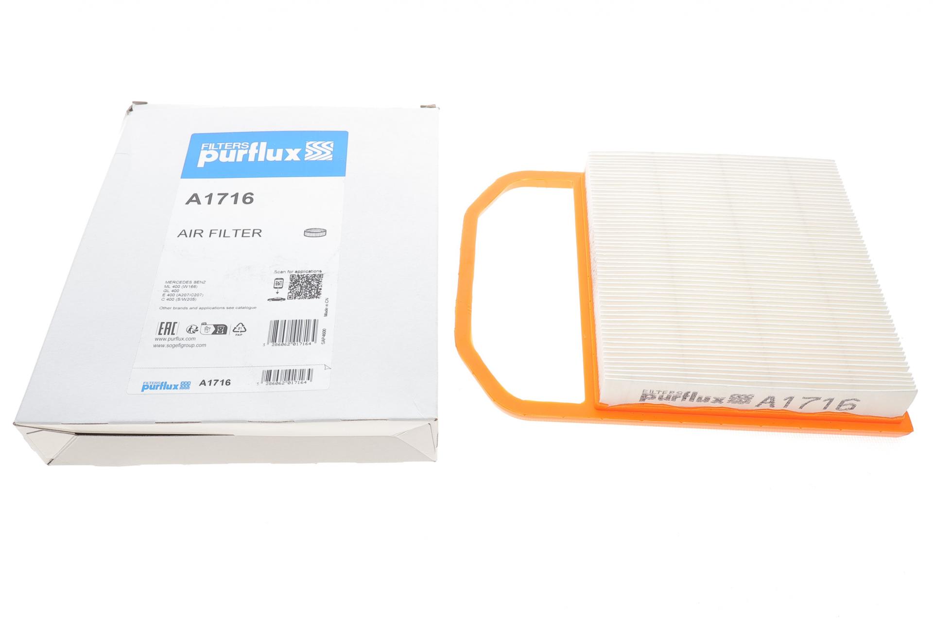 Фильтр воздушный PURFLUX A1716