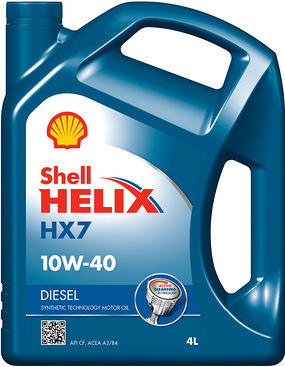 Олива моторна 10W-40 Helix Diesel HX7 4л SHELL SHELL00048
