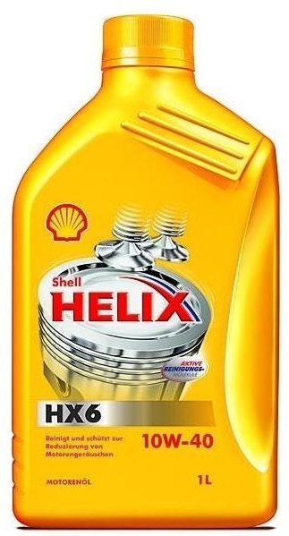 Масло моторное 10W-40 Helix HX6 1л SHELL SHELL00051