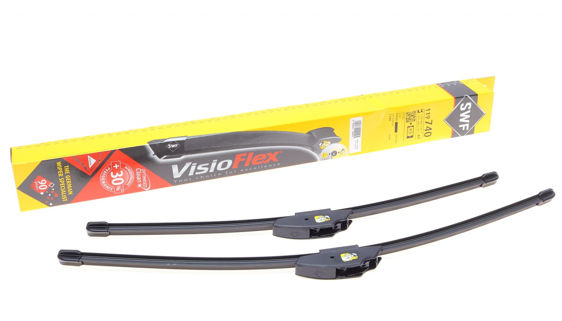 Щетки стеклоочистителя комплект VisioFlex 550/480мм SWF 119740