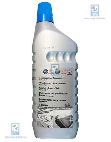 Жидкость омывателя лето концентрат 1л VAG G052184A2