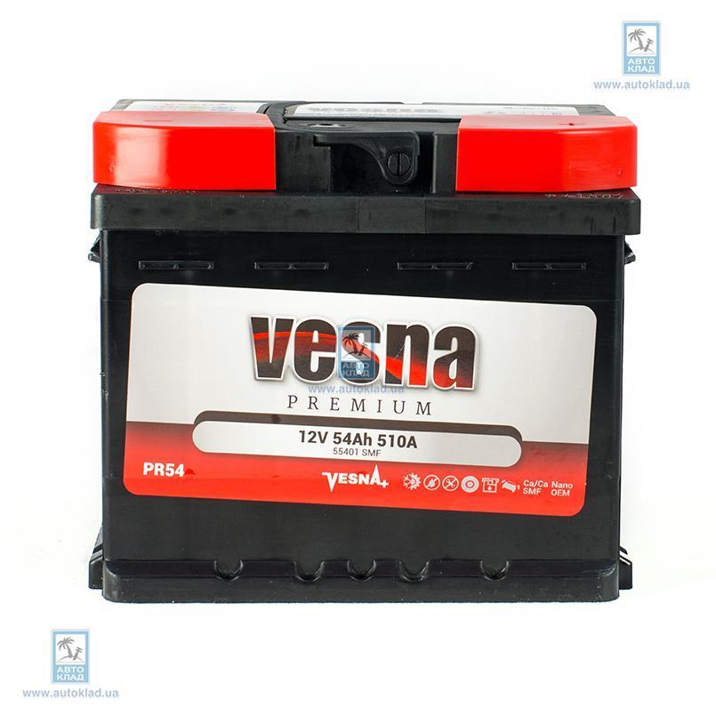 Акумулятор 54Ач Euro Premium (0) VESNA 415254