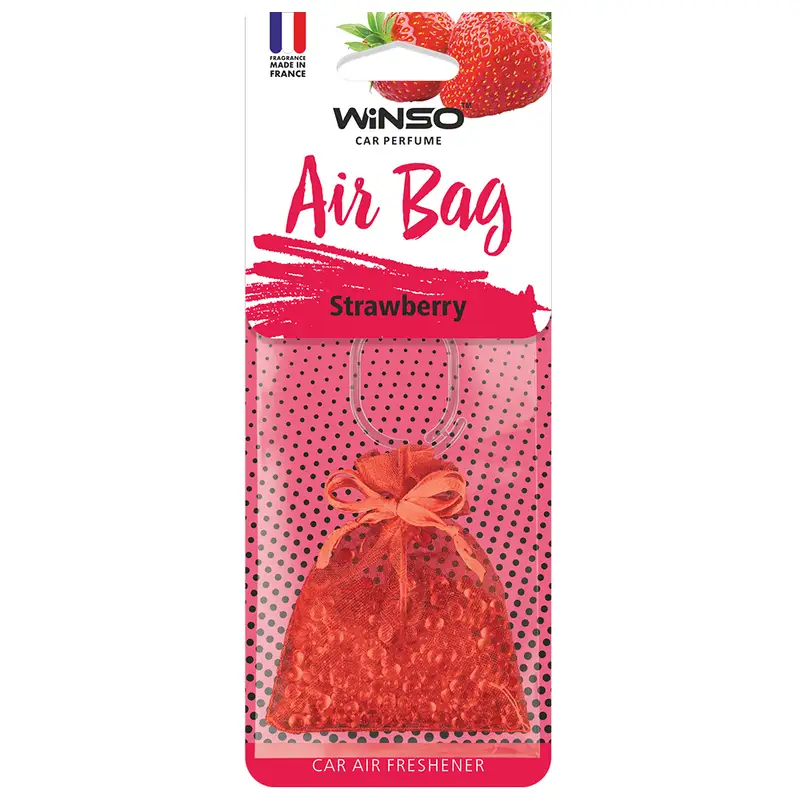 Ароматизатор AIR BAG с гранулами 20г Strawberry WINSO 530430