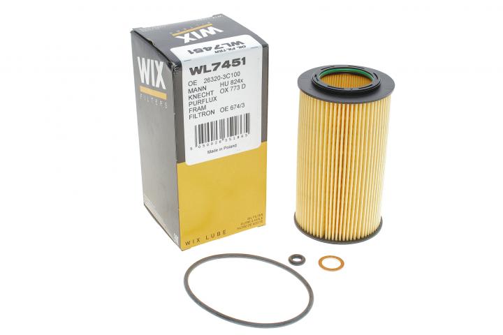 Фильтр масляный WIX WL7451