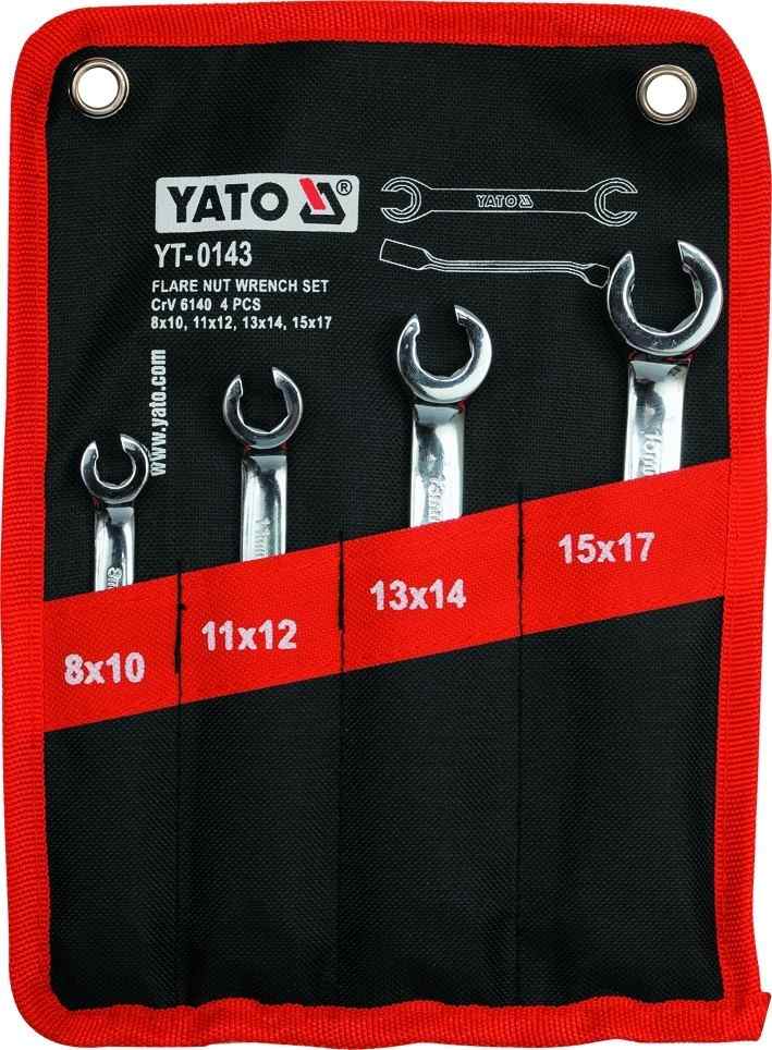 Набор разрезных ключей 4 пр YATO YT0143