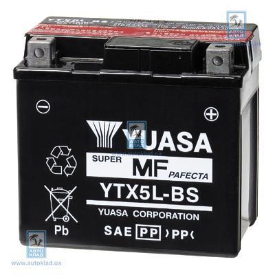 Аккумулятор AGM 4.2Ач 80А YUASA YTX5LBS